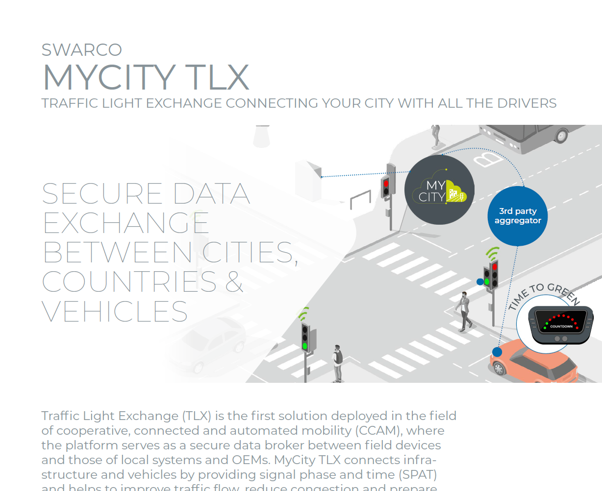 SWARCO MyCity TLX Solution Sheet 2021